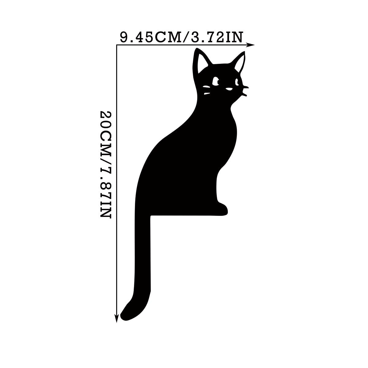 Black Cat Door Frame Decor — Considered Home Styling — Lifestyle 1