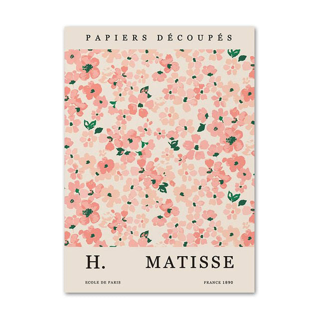 Blooming Flowers Gallery Wall Canvas Posters — Considered Home Styling — Lifestyle 5