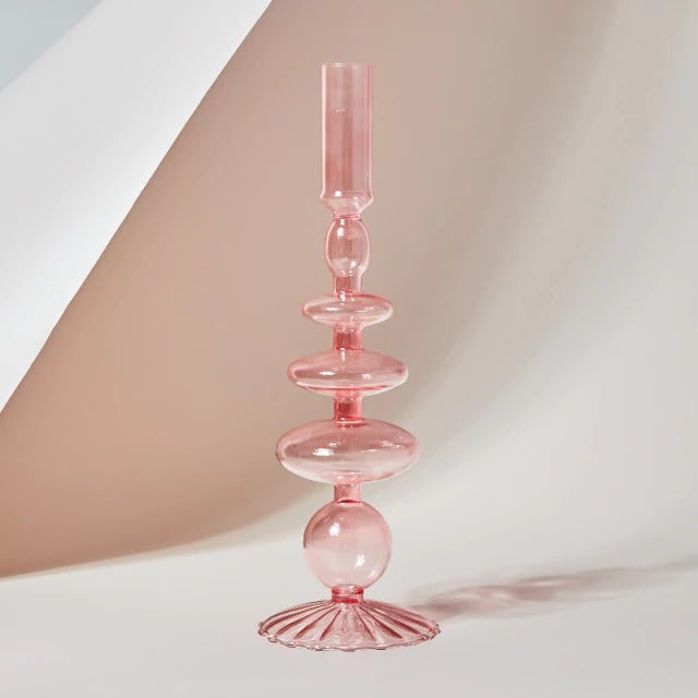 Blowed Glass Candle Holder — Decorative Vase for Considered Styling — Lifestyle 5