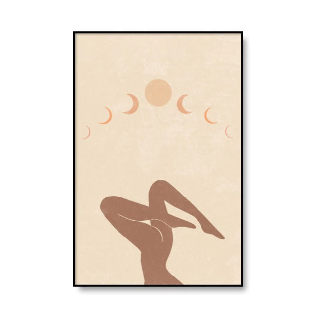 Boho Abstraction Canvas Posters — Considered Home Styling — Lifestyle 6