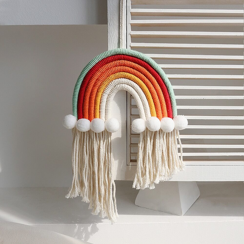 Macrame Rainbow Wall Decor — Considered Home Styling — Lifestyle 6