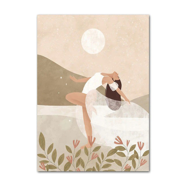 Moroccan Girl Boho Canvas Posters — Considered Home Styling