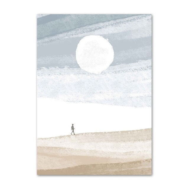 Boho Watercolor Art Canvas Posters — Considered Home Styling — Lifestyle 8