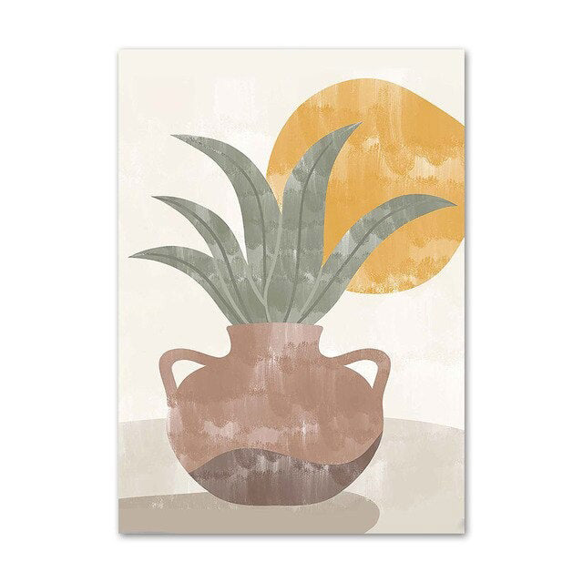 Boho Watercolor Art Canvas Posters — Considered Home Styling — Lifestyle 6