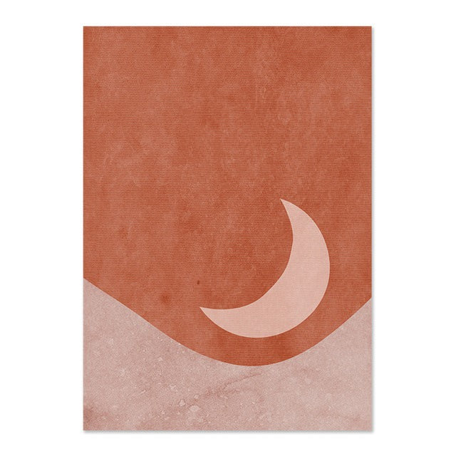 Boho Sun & Moon Canvas Posters — Considered Home Styling — Lifestyle 3