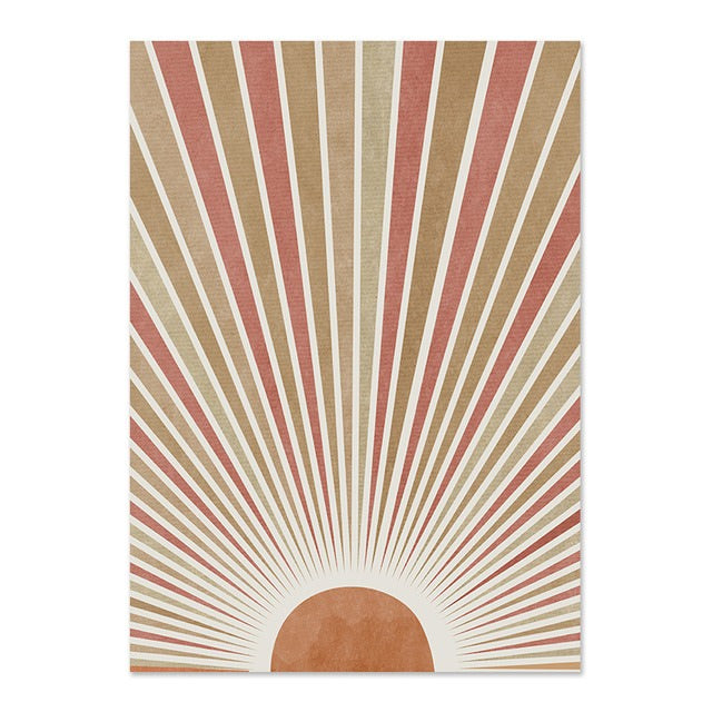 Boho Sun & Moon Canvas Posters — Considered Home Styling — Lifestyle 5