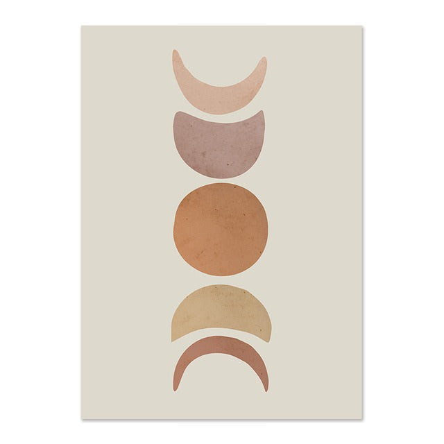Boho Sun & Moon Canvas Posters — Considered Home Styling — Lifestyle 4