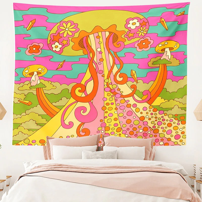 Boosting Indie Mushroom Tapestry — Considered Home Styling — Lifestyle 1
