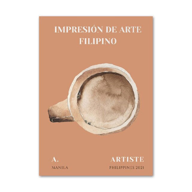 Bread and Coffee Canvas Posters — Considered Home Styling