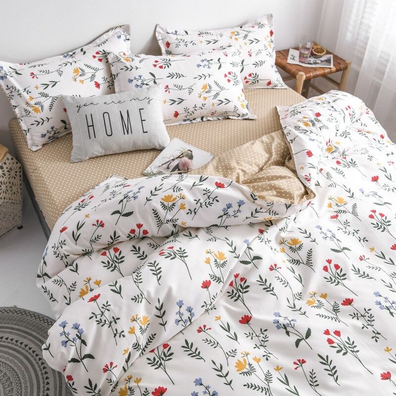 Fresh Floral Bedding Set — Soft-Touch Cotton Duvet & Pillowcases — Lifestyle 3