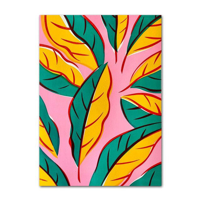 Bright Watercolor Floral Canvas Posters — Considered Home Styling — Lifestyle 8