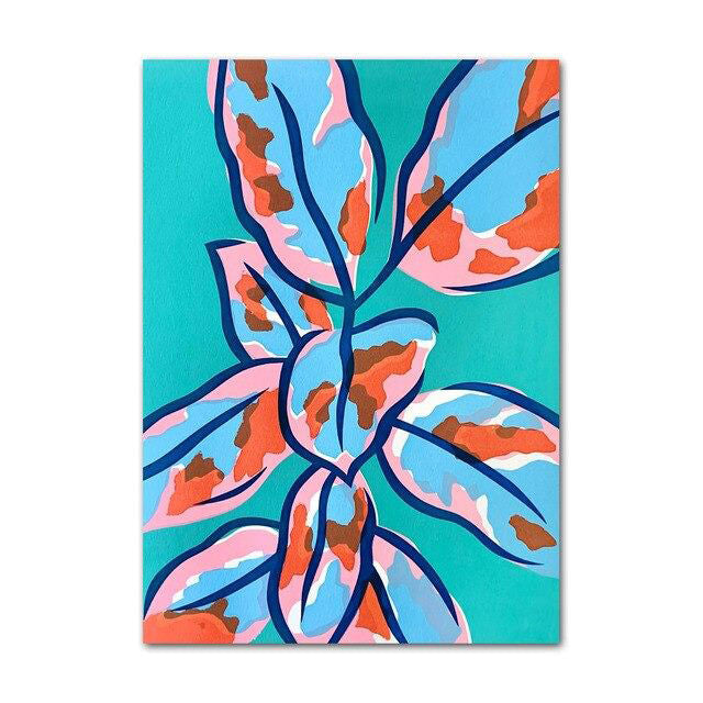 Bright Watercolor Floral Canvas Posters — Considered Home Styling — Lifestyle 6
