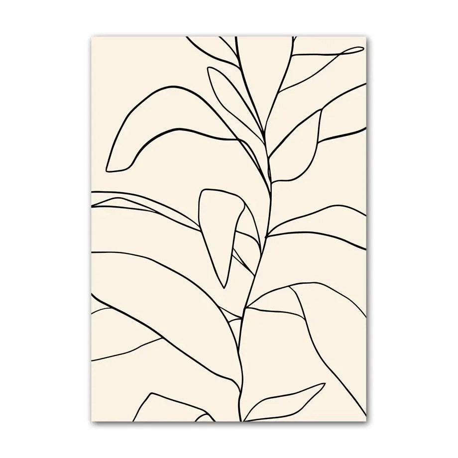 Minimalist Pale Brown Canvas Posters — Considered Home Styling — Lifestyle 7