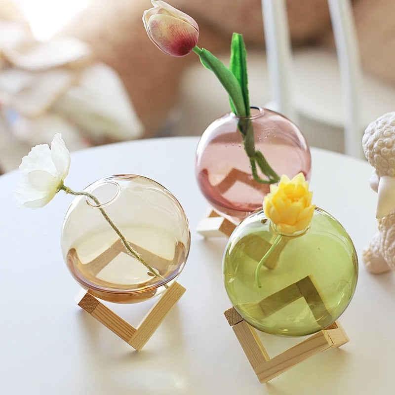 Mini Glass Bubble Vase — Decorative Vase for Considered Styling — Detail
