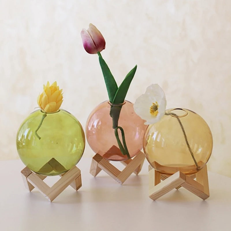 Mini Glass Bubble Vase — Decorative Vase for Considered Styling — Lifestyle 6