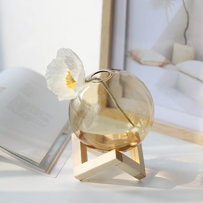 Mini Glass Bubble Vase — Decorative Vase for Considered Styling — Lifestyle 4