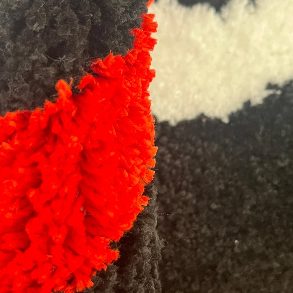 Burning 8 Ball Accent Rug — Soft Accent Rug for Bedroom Layering — Lifestyle 1