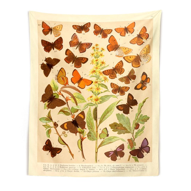 Butterflies Species Botanical Tapestry — Considered Home Styling — Lifestyle 7