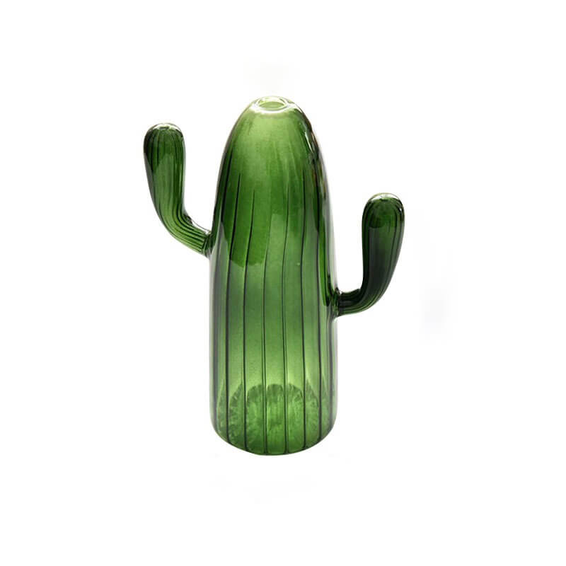Cactus Shaped Glass Vase — Decorative Vase for Considered Styling — Lifestyle 6