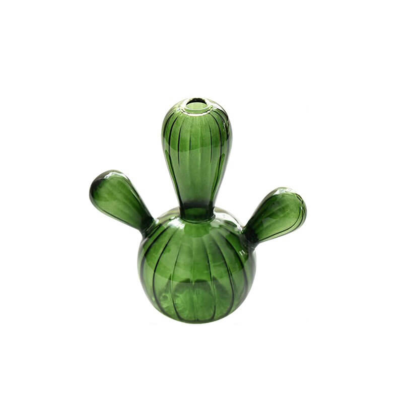 Cactus Shaped Glass Vase — Decorative Vase for Considered Styling — Lifestyle 8