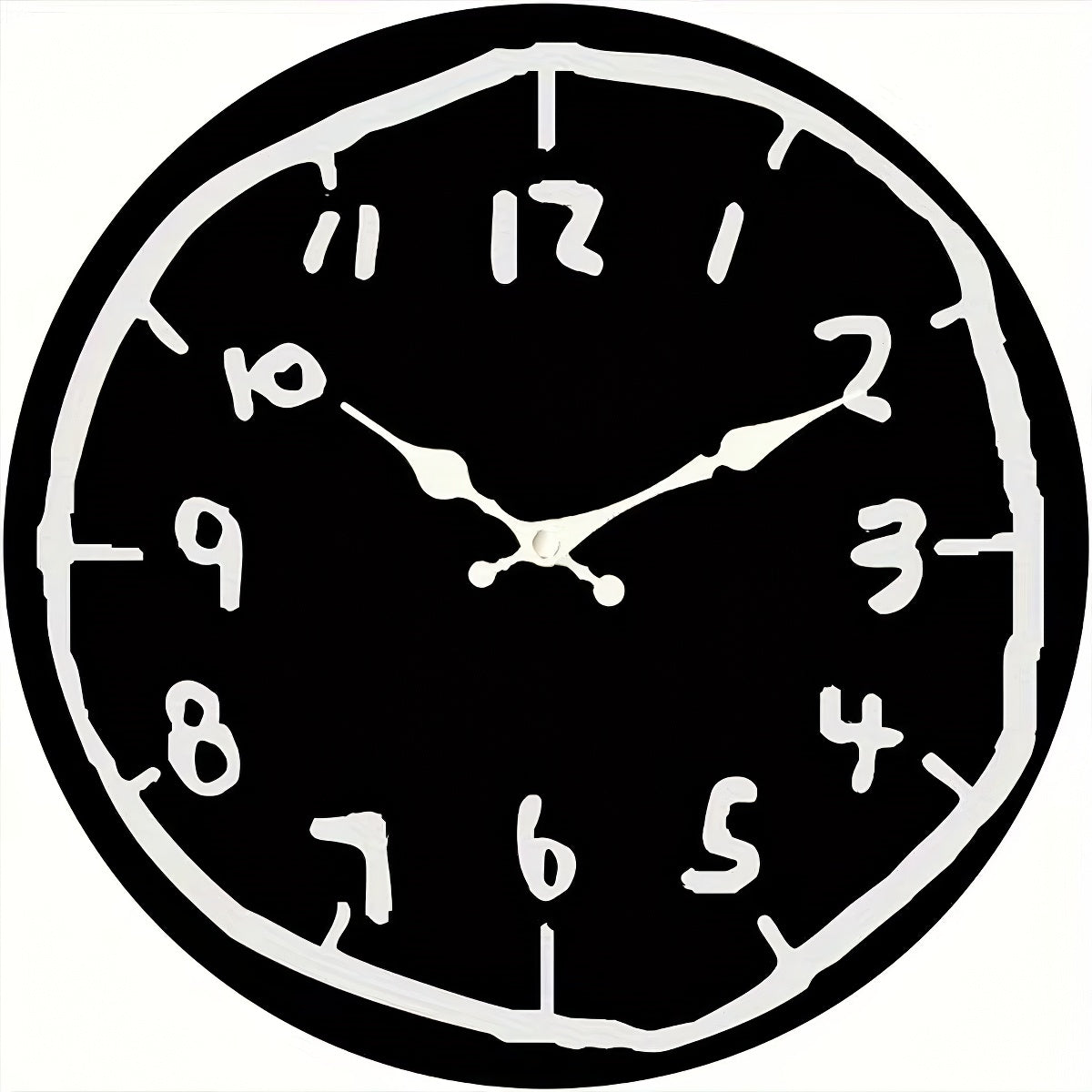 Cartoon Doodle Clock — Considered Home Styling