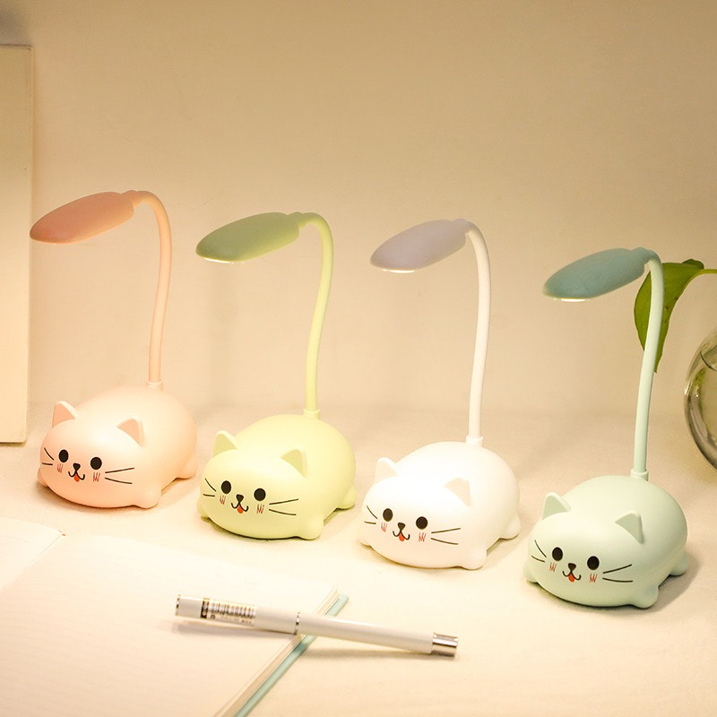 Cat Mini Table Lamp — Warm LED Mood Lighting for Bedside — Detail
