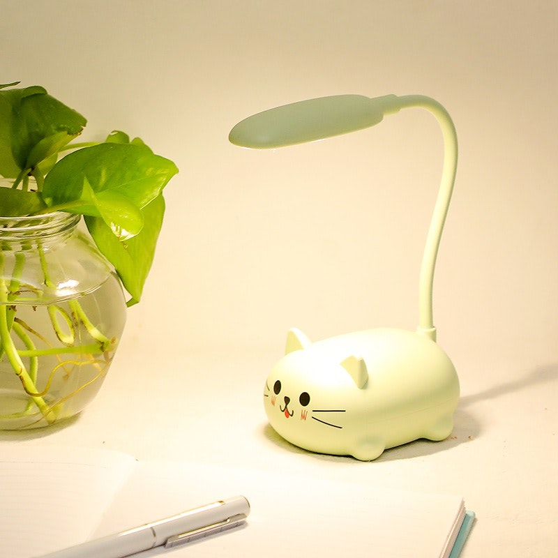 Cat Mini Table Lamp — Warm LED Mood Lighting for Bedside — Lifestyle 4