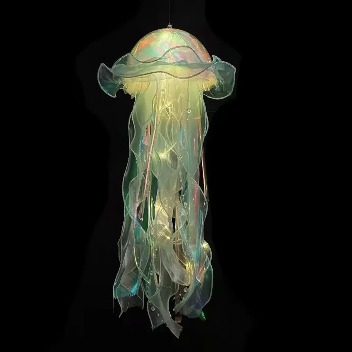 Hanging Jellyfish Lights — Warm LED Mood Lighting for Bedside — Lifestyle 3