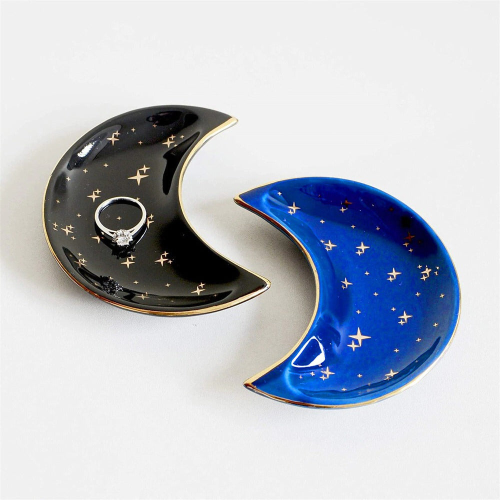Moon Ceramic Jewelry Organizer — Considered Home Styling — Detail