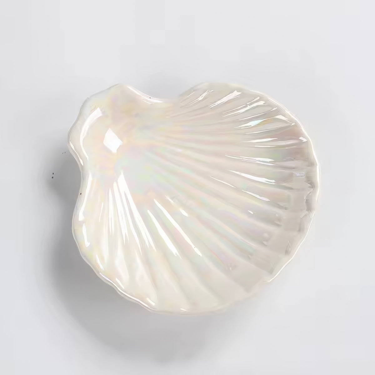 Iridescent Ceramic Seashell Jewelry Tray — Considered Home Styling — Lifestyle 7