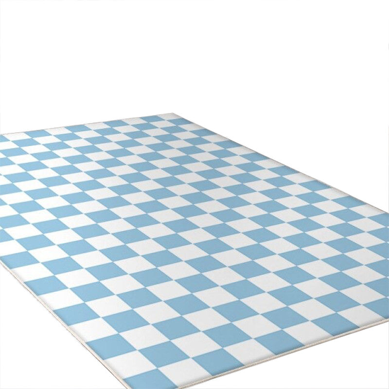 Checkered Carpet — Soft Accent Rug for Bedroom Layering — Lifestyle 6