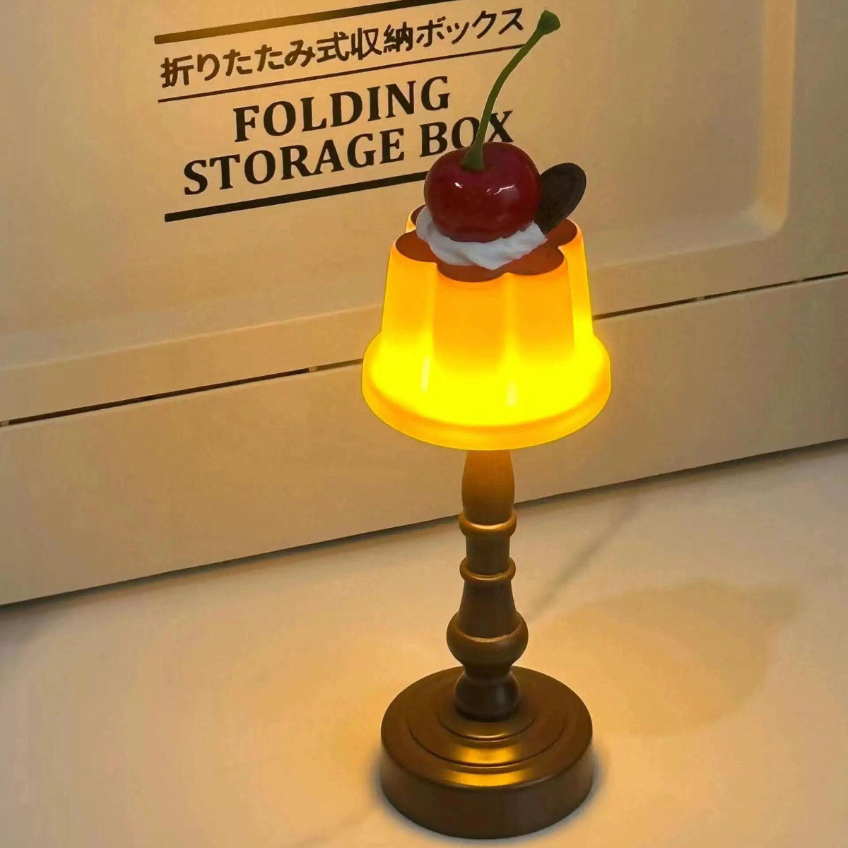 Pudding Mini Table Lamp — Soft Night Light for Bedside Tables — Lifestyle 1
