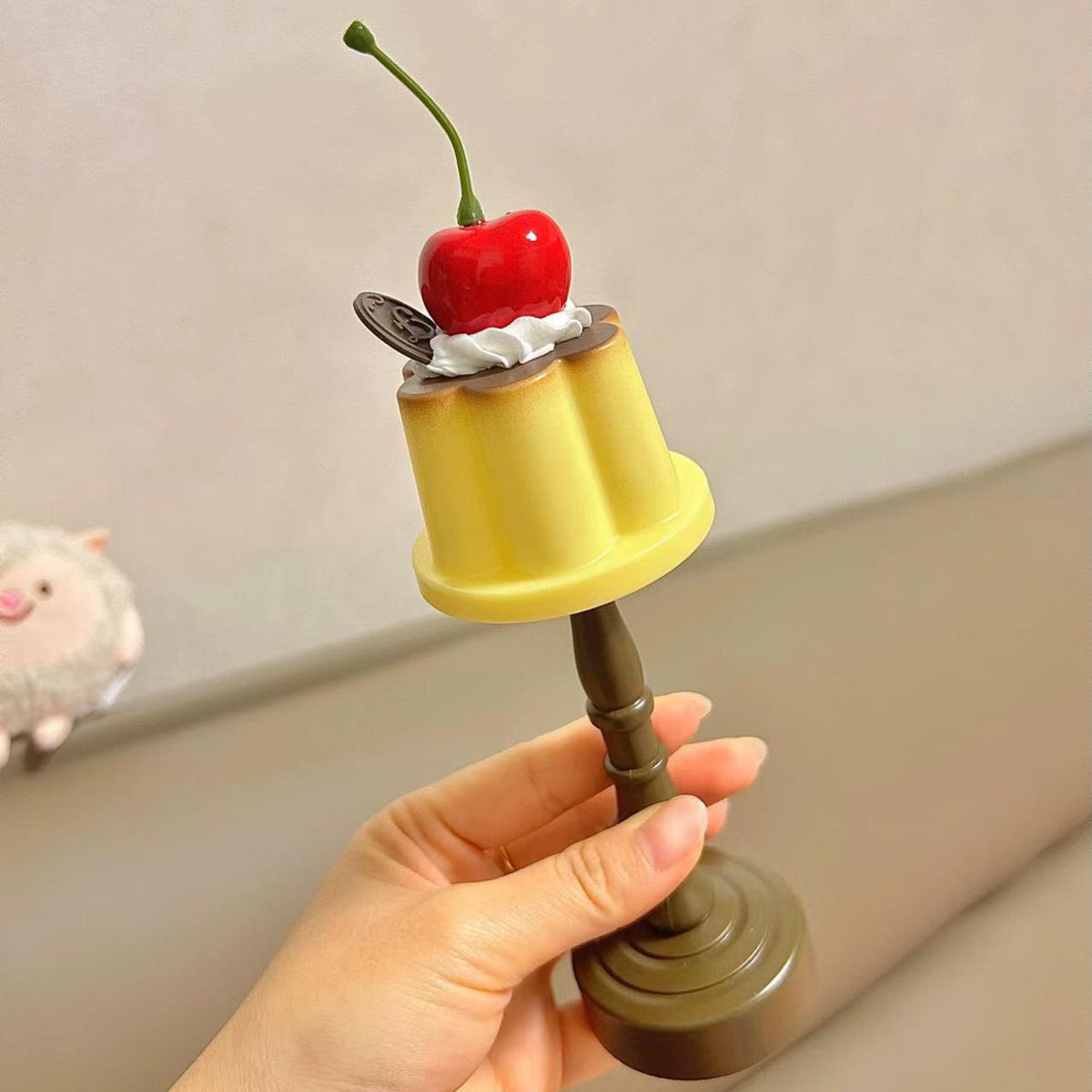 Pudding Mini Table Lamp — Soft Night Light for Bedside Tables — Detail