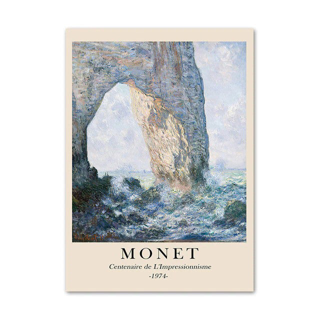Monet Scenery Art Canvas Posters — Considered Home Styling — Lifestyle 4