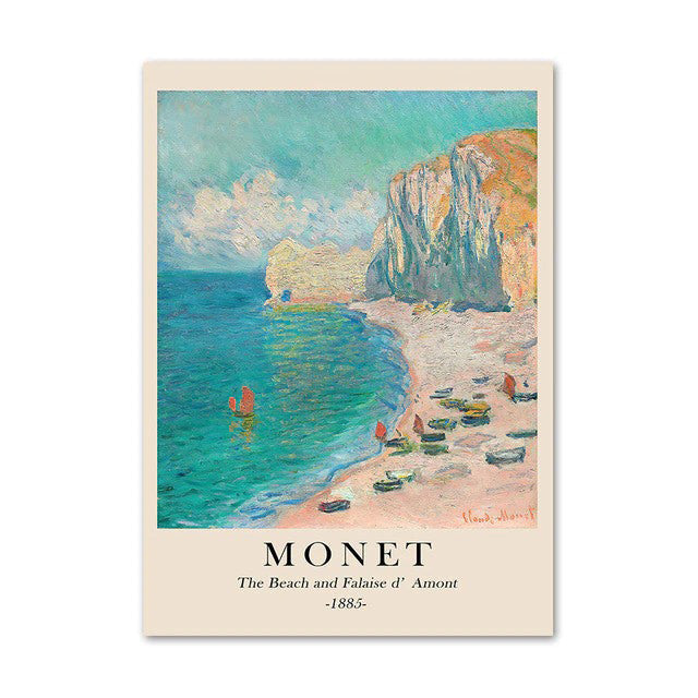 Monet Scenery Art Canvas Posters — Considered Home Styling — Lifestyle 5