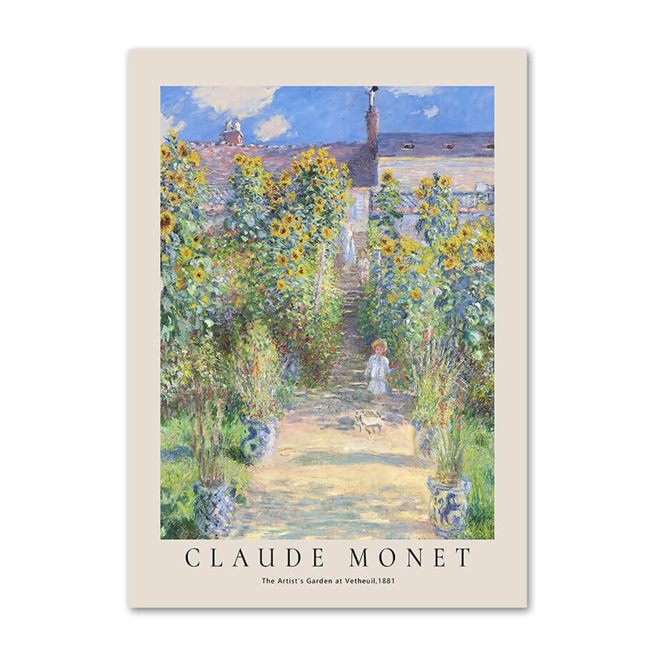 Monet Impressionist Art Canvas Posters — Considered Home Styling