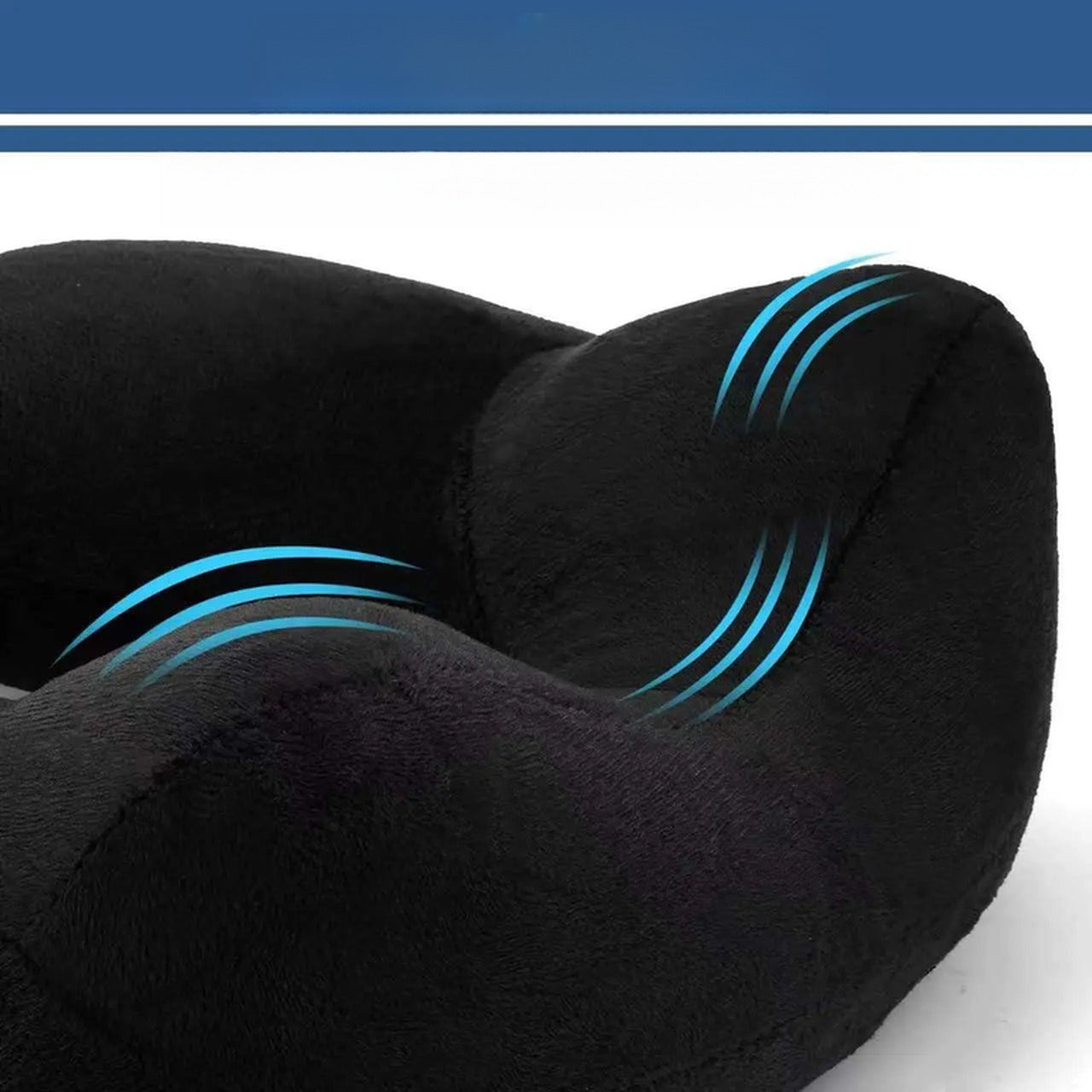U-Shape Air Inflatable Travel Pillow for Comfortable Sleep