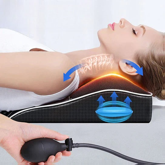 Shiatsu Neck Massager Pillow — Heated Kneading Cushion for At-Home Relaxation