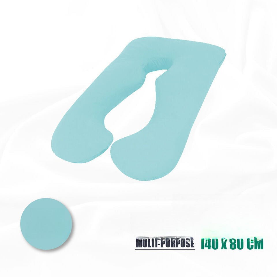 Full-Body U-Shape Pillow — Long Cushion for Side Sleepers