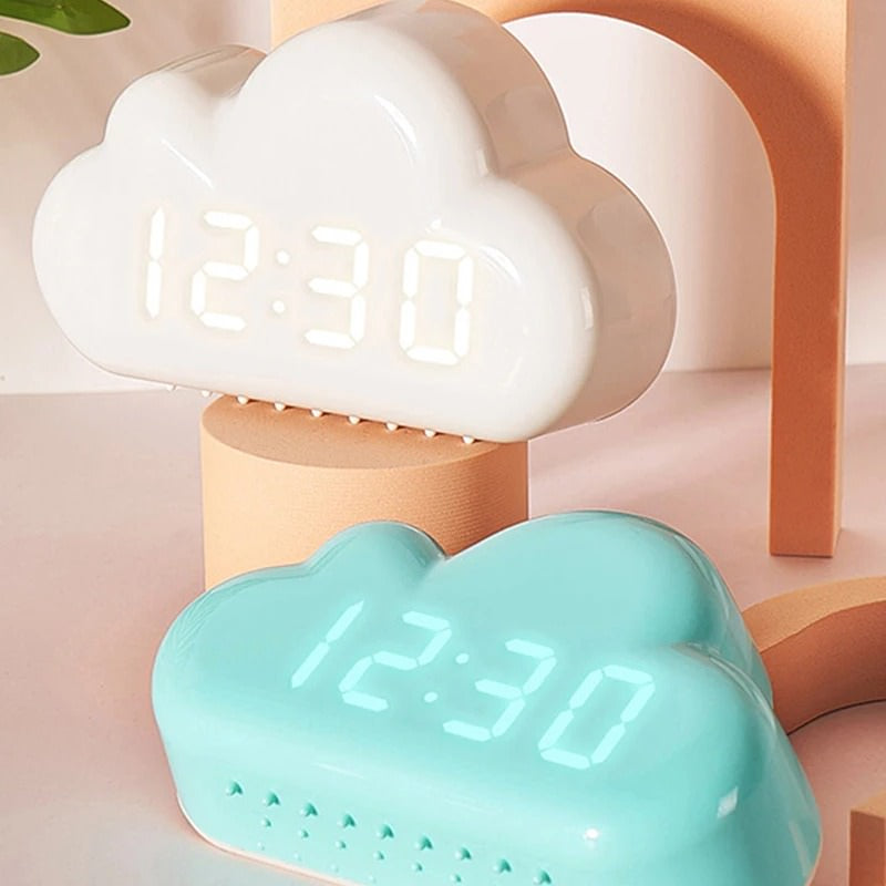 Cloud Shaped Alarm Clock — Considered Home Styling — Lifestyle 1