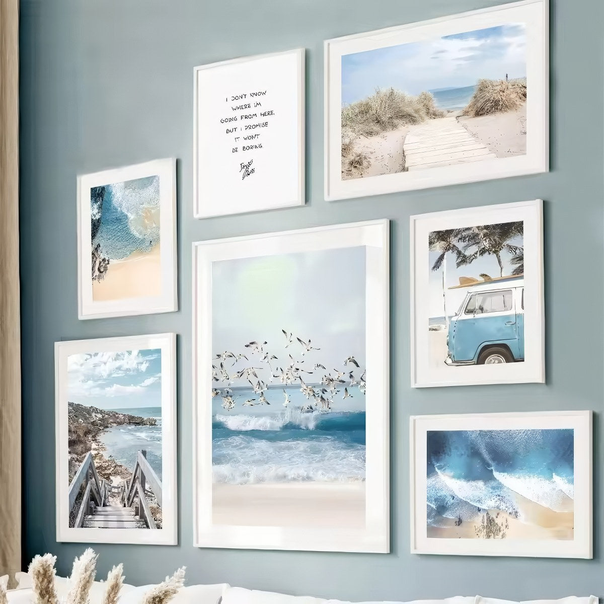 Coastal Life Canvas Posters — Considered Home Styling — Detail