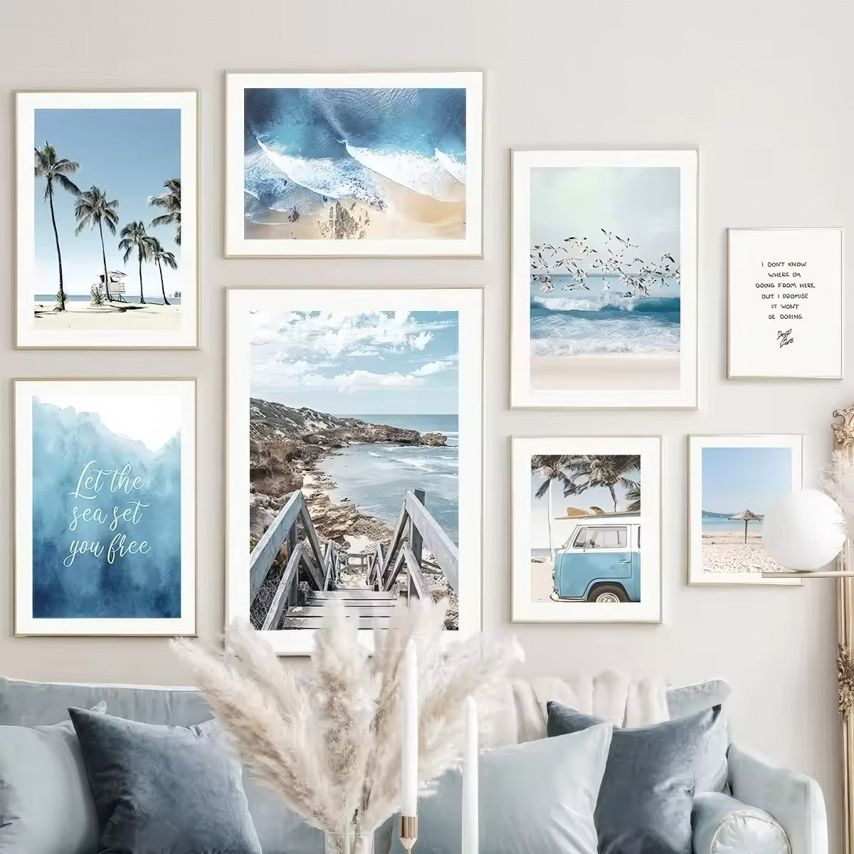 Coastal Life Canvas Posters — Considered Home Styling — Lifestyle 1