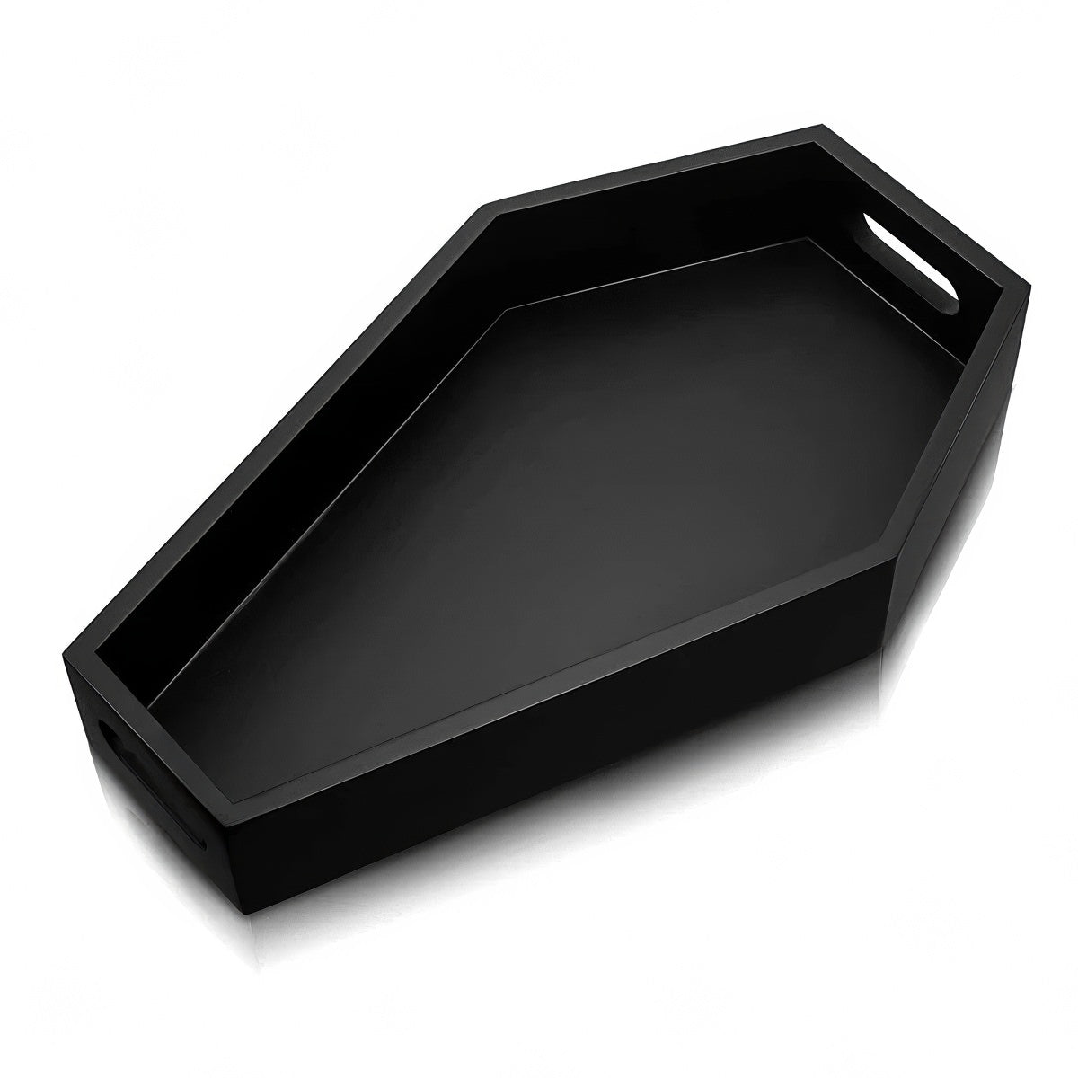 Black Coffin Storage Tray — Considered Home Styling — Front view