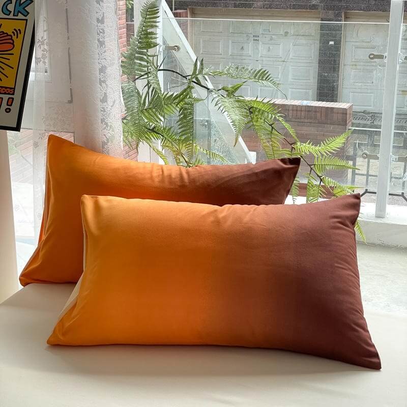 Color Gradients Bedding Set — Soft-Touch Cotton Duvet & Pillowcases — Lifestyle 4