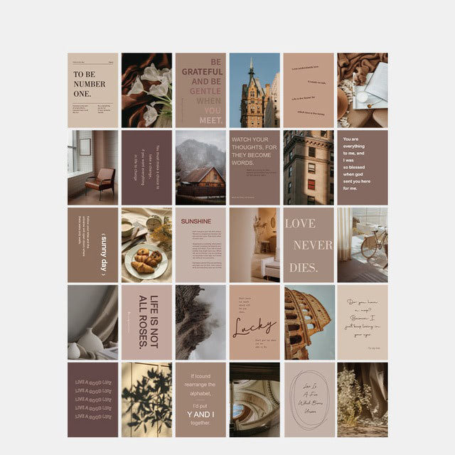 Color Shades & Quotes Wall Collage Cards — Considered Home Styling — Lifestyle 7