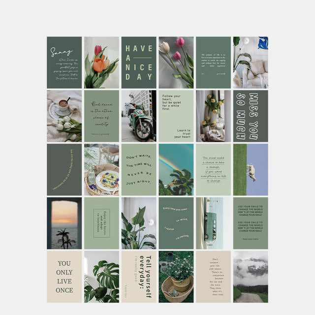 Color Shades & Quotes Wall Collage Cards — Considered Home Styling — Lifestyle 4