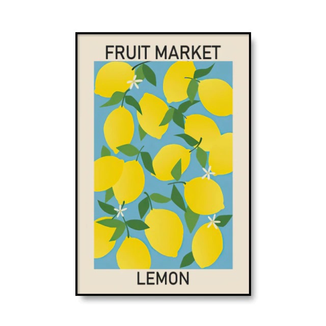 Fruit Market Canvas Posters — Considered Home Styling — Lifestyle 4