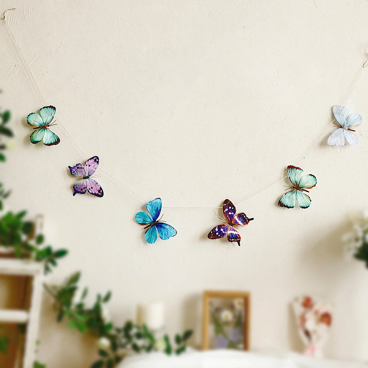 Butterflies Wall Garland — Considered Home Styling — Lifestyle 1
