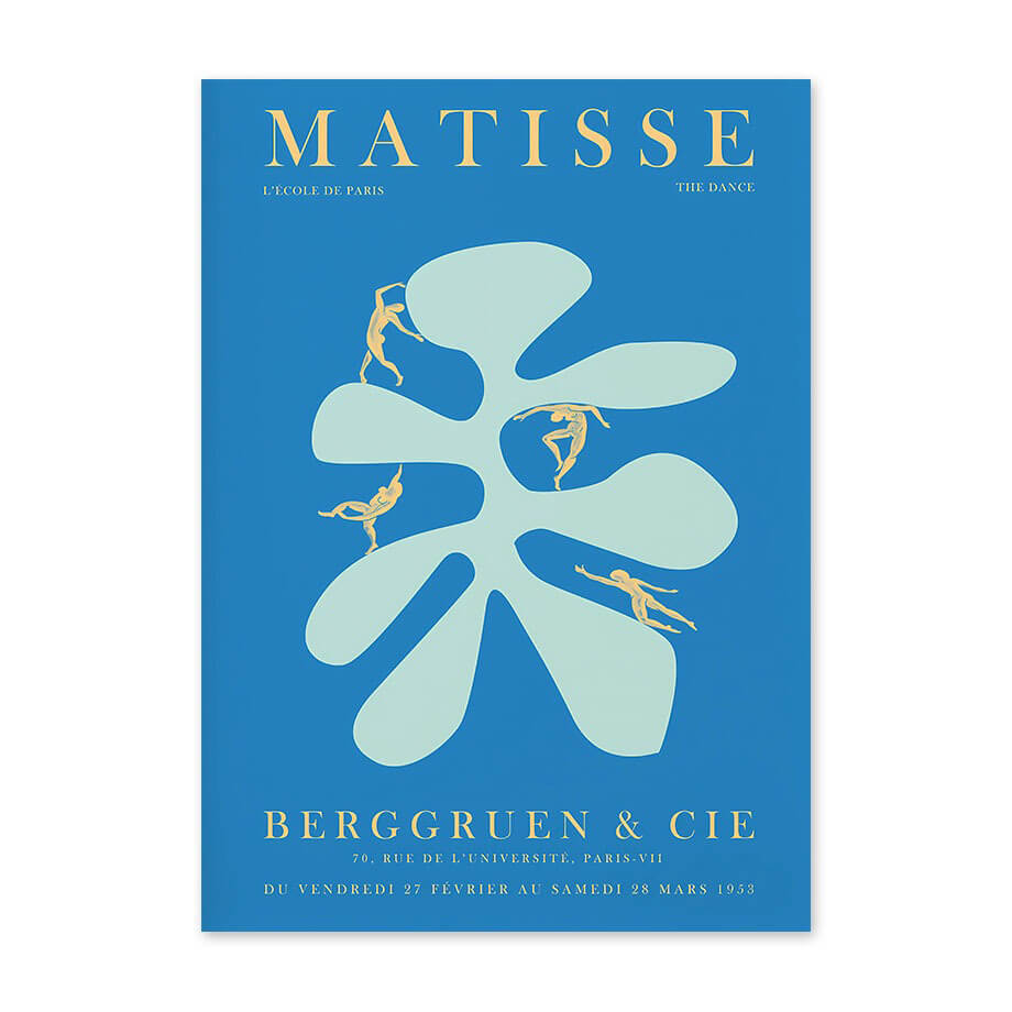 Matisse Colorful Gallery Wall Canvas Posters — Considered Home Styling — Lifestyle 5