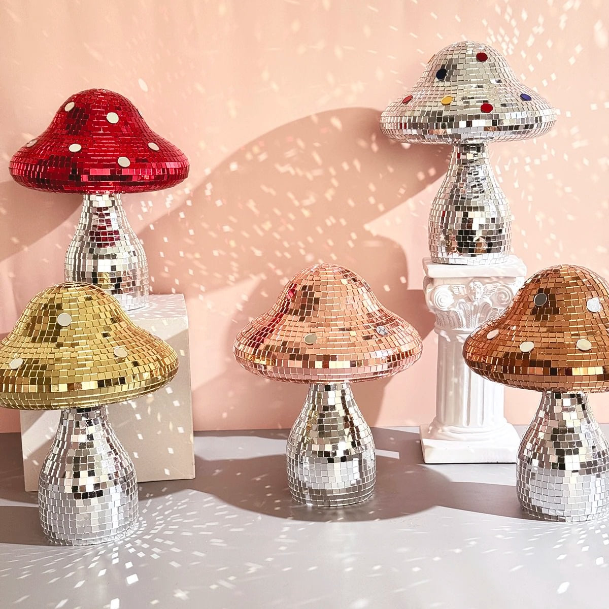 Colorful Mushroom Disco Ball — Considered Home Styling — Lifestyle 1